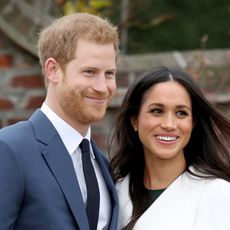 Prince Harry and actress Meghan Markle during an official photocall to announce their engagement at The Sunken Gardens at Kensington Palace on November 27, 2017 in London, England. Prince Harry and Meghan Markle have been a couple officially since November 2016 and are due to marry in Spring 2018. 