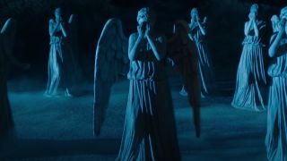 The Weeping Angels about to attack
