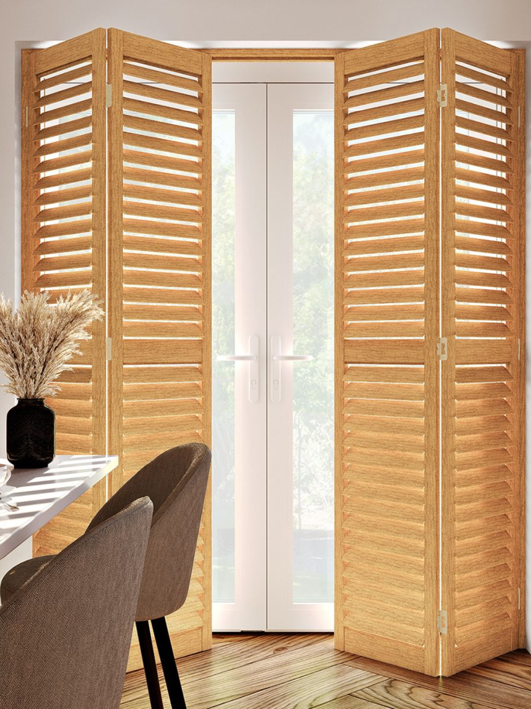 A set of full height shutters from Swift Direct Blinders