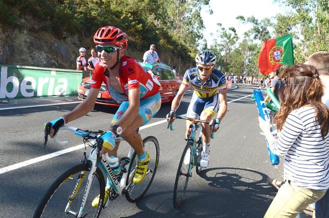 Janez Brajkovic (Astana) lost contact on the final climb
