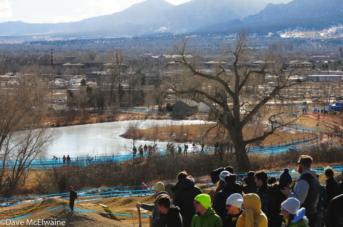 View of the back side of the Valmont race course