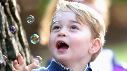 Prince George bubbles