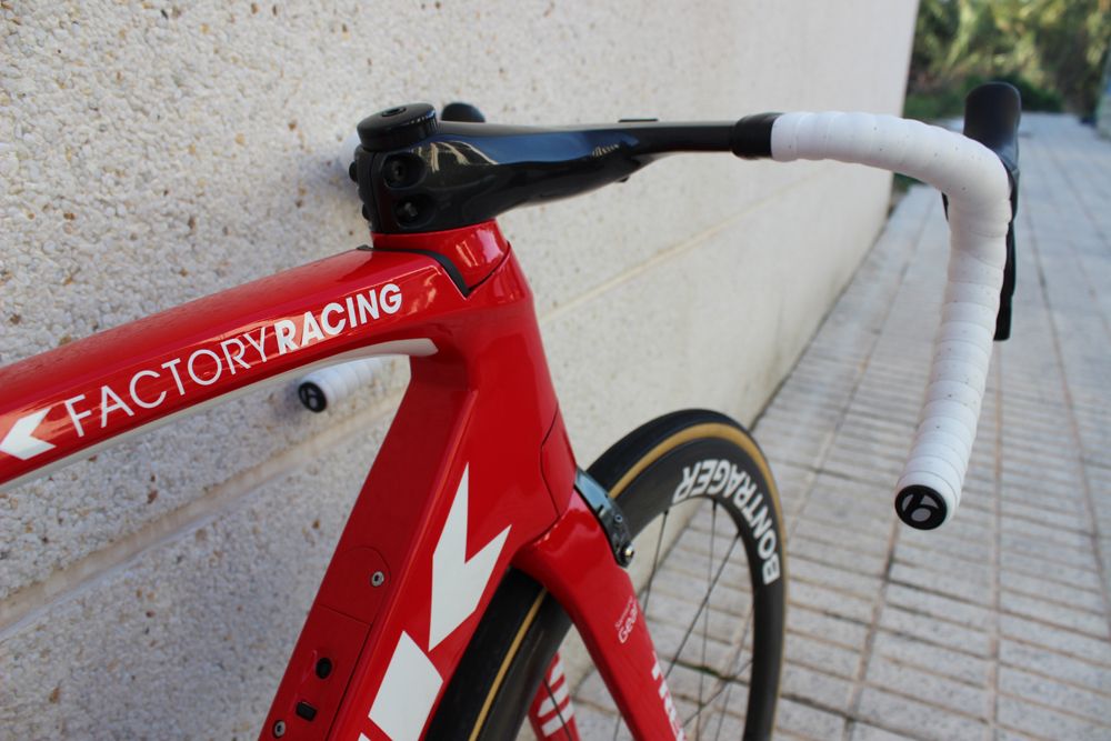 Deep-profile tubes are another feature of Hesjedal's Trek Madone