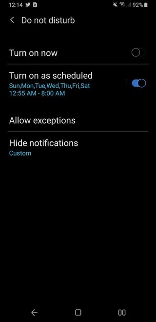 Hide Notifications