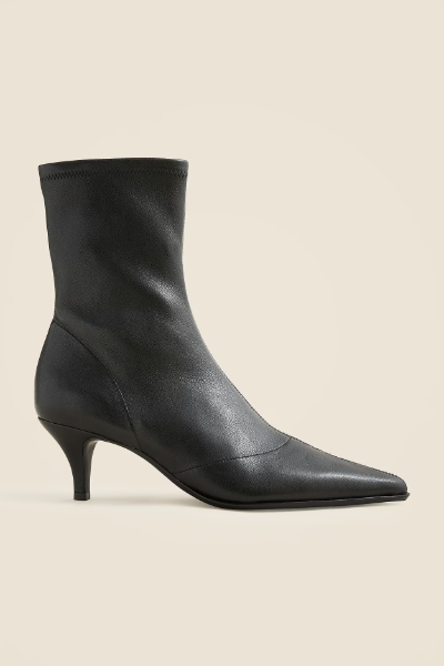 J.Crew, New Stevie Ankle Boots in Stretch Leather
