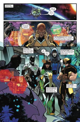 Rise of the Powers of X #1 interior art