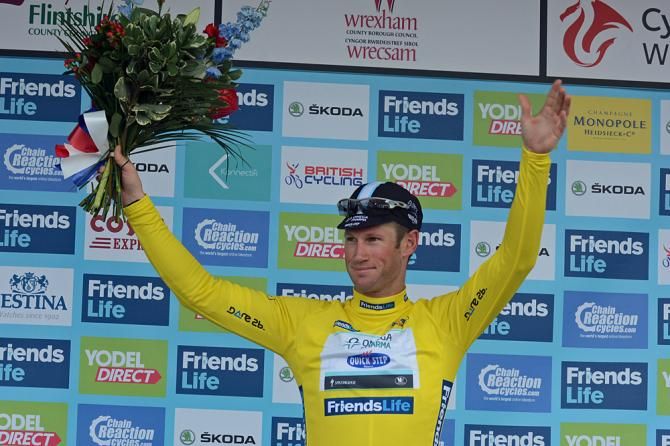Mark Renshaw (Omega Pharma-Quickstep) took the race lead in Wales