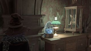 Hogwarts Legacy Demiguise Statue in Library