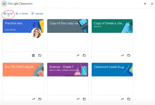 Google Classroom.