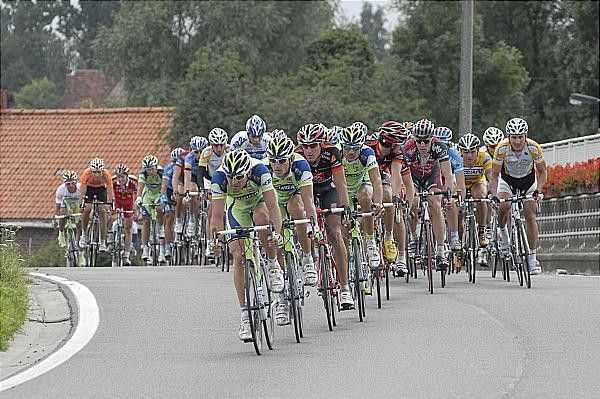 Liquigas took up the chase when the break began to fade.