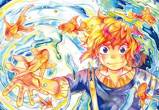 This fisher-boy character is the star of Nana Yaa's very own manga