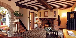 Church stretton country house sitting room