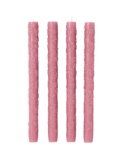 Valentine's Taper Candles, Set of 4
