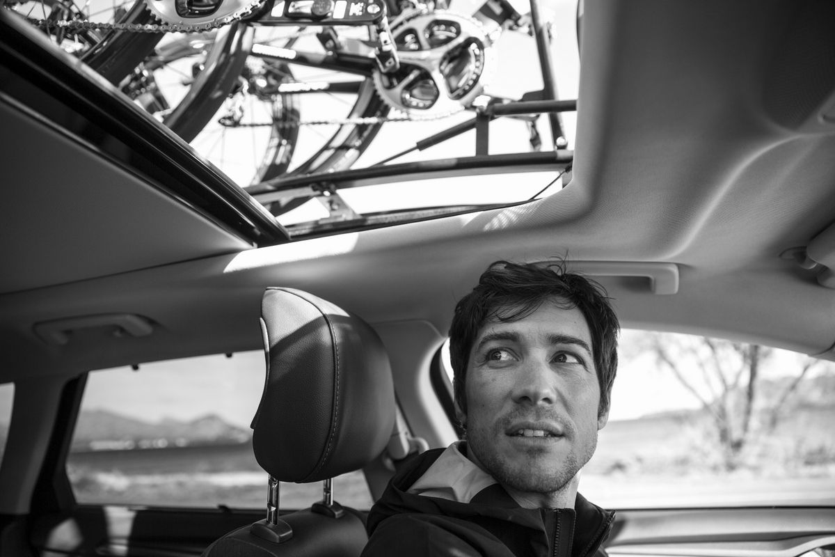 Sky DS Nico Portal in the team car