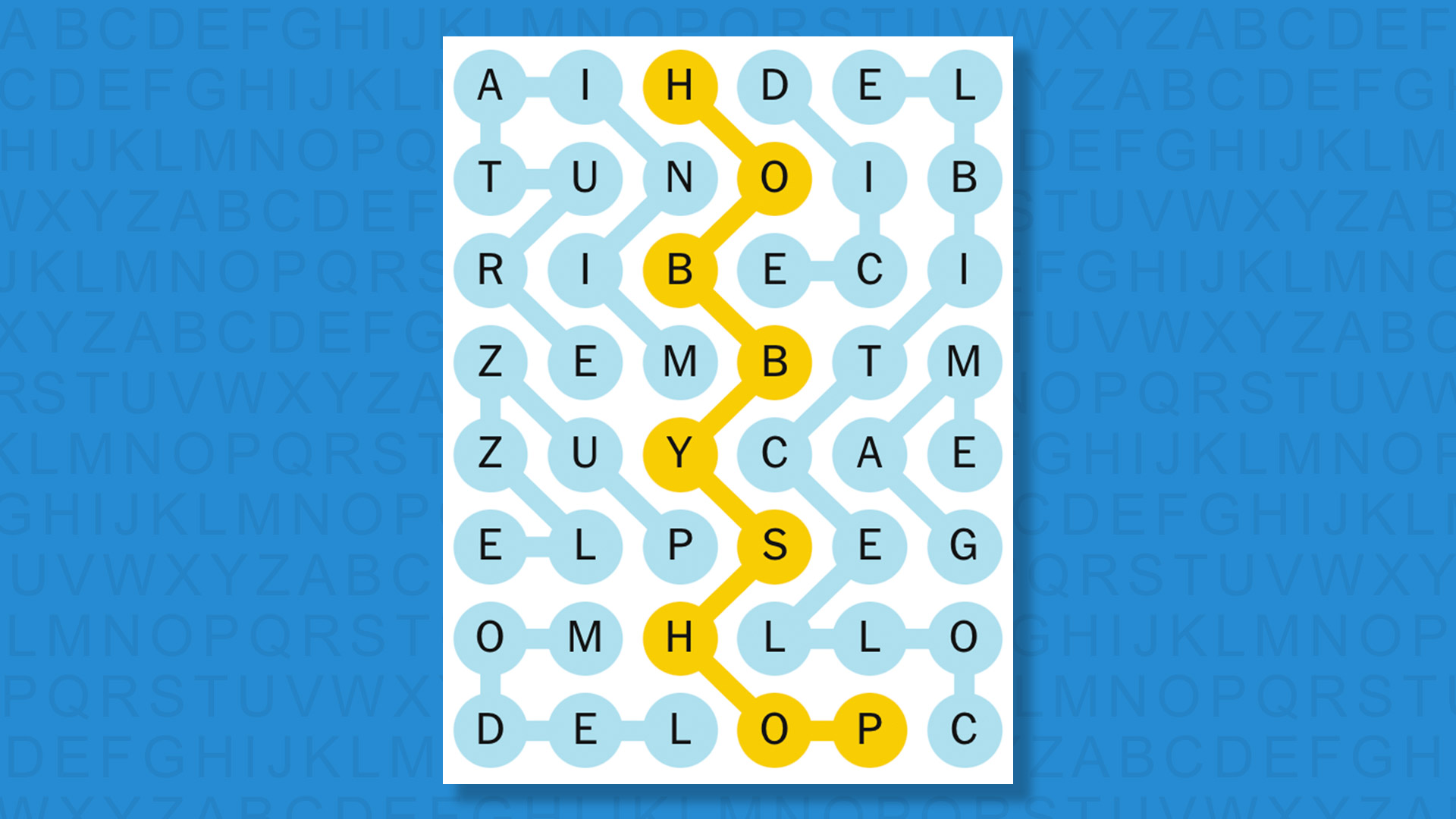 NYT Strands answers for game 703 on a blue background