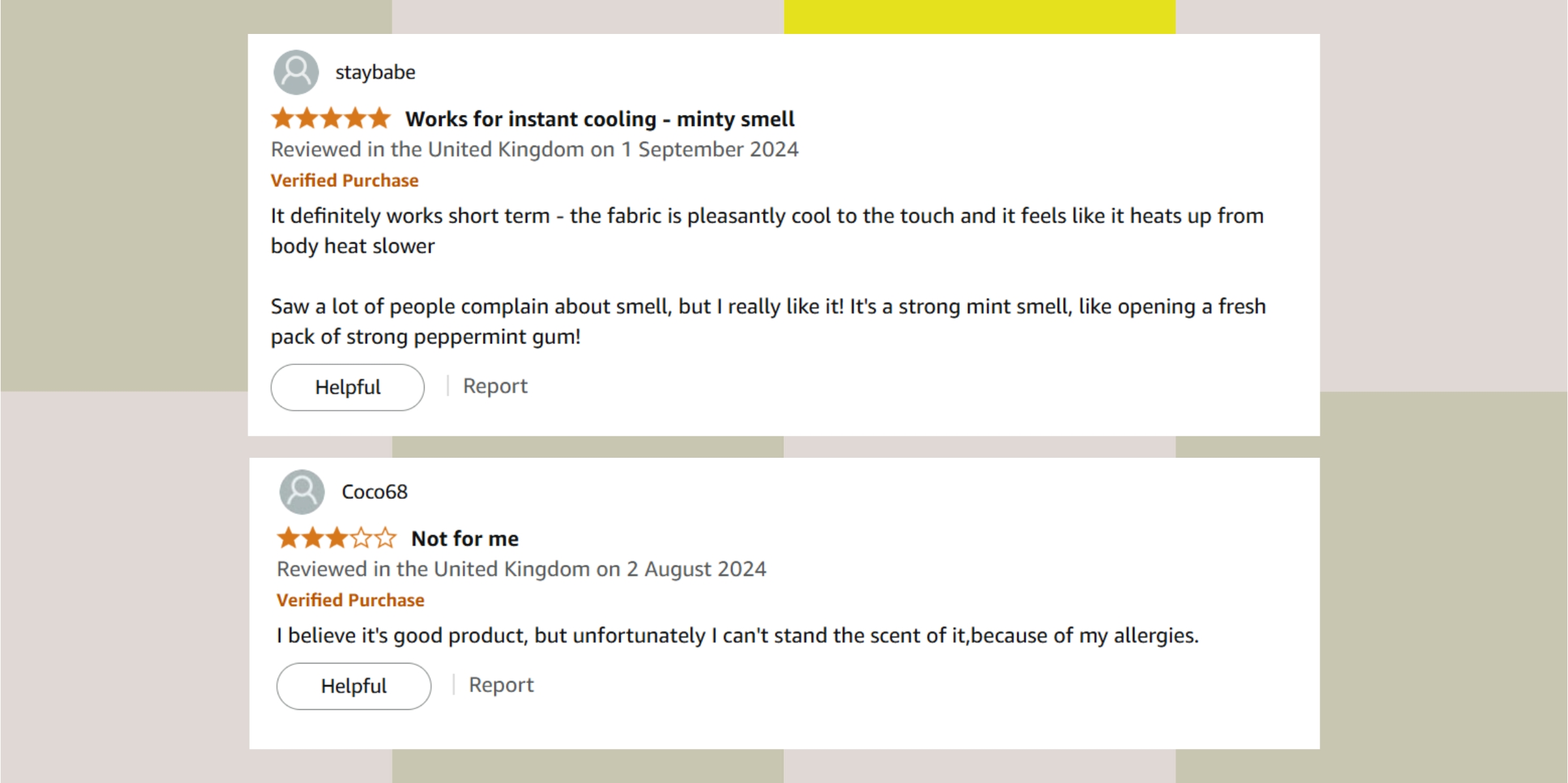 reviews on amazon of a bed cooling spray