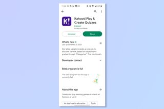 Kahoot on the Play Store
