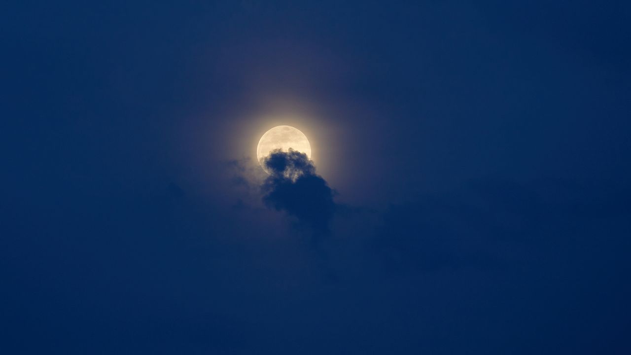 Astrophysicist Gianluca Masi of the Virtual Telescope Project captured this view of the Super Pink Moon in Rome, Italy, around 8:30 p.m. local time on April 26, 2021.