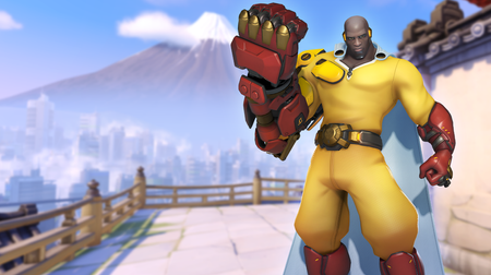 Overwatch 2 Saitama Doomfist skin