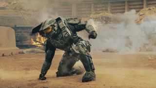 Master Chief lands on Madrigal in the Halo TV show on Paramount Plus