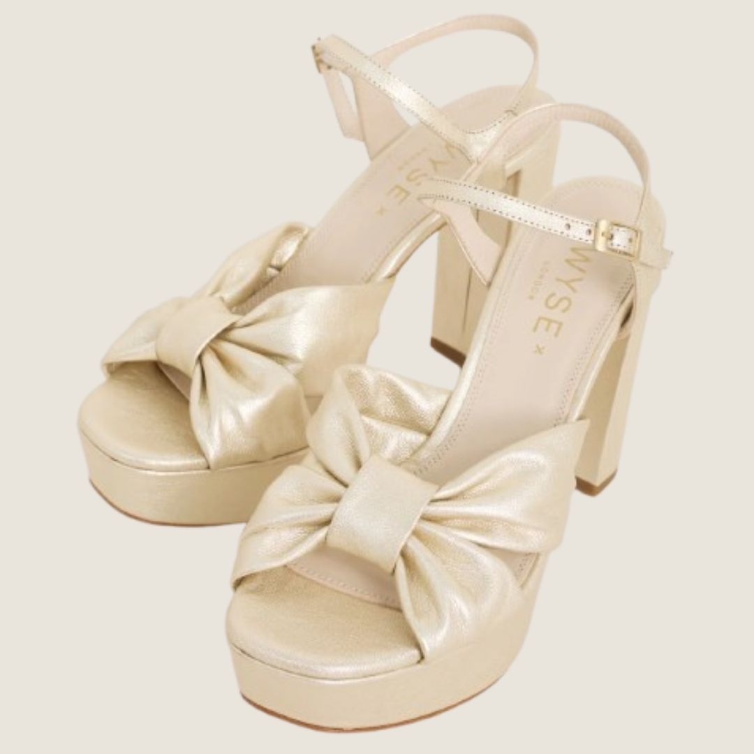 WYSE London Bea Heeled Sandals