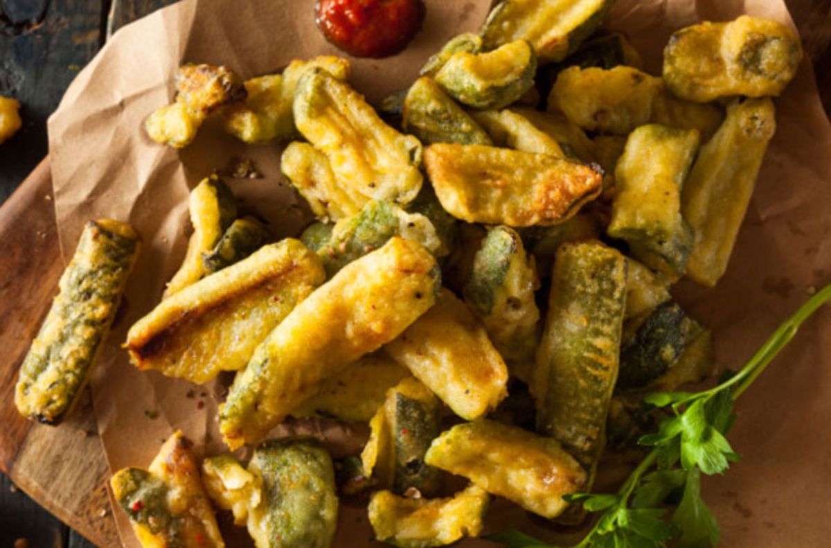 Crispy Courgette Fries | Snack Recipes | GoodtoKnow