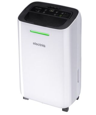 white dehumidifier with black top