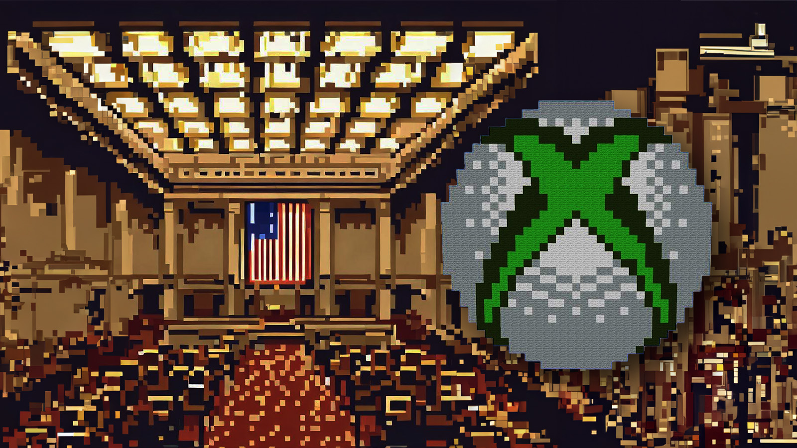 Xbox-Pixel-Logo im US-Repräsentantenhaus