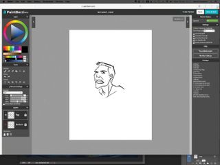 PaintBerri has just two layers, but elements like Line Stabilization and Opacity are welcome additions.