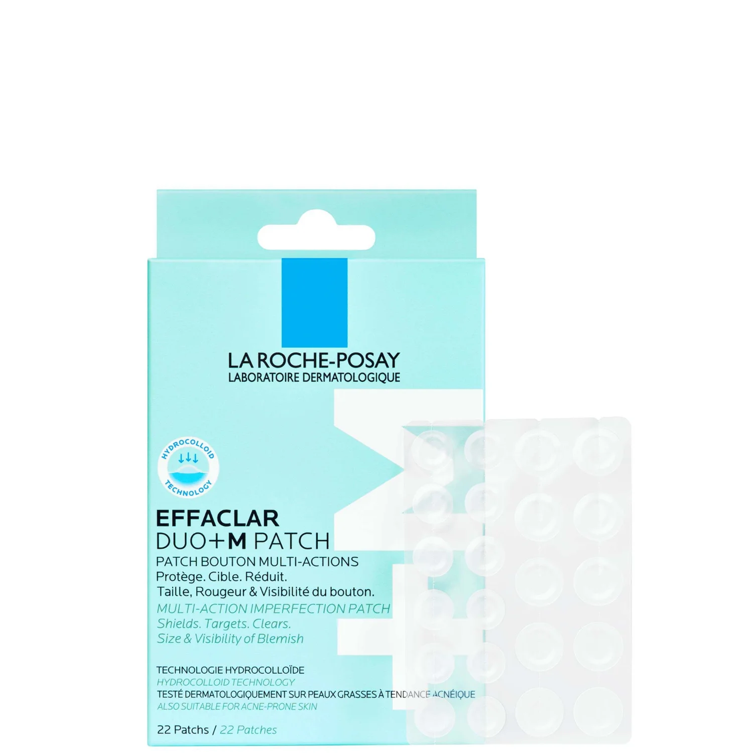 La Roche-Posay Effaclar Duo+m Patch, Multi-Action Imperfection Patch for Breakout-Prone Skin 22 Patches
