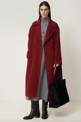 Jigsaw Double Faced Cocoon Wrap Coat