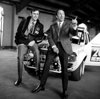 Jimmy Greaves and co-driver Tony Fall finished sixth in the London to Mexico World Cup rally