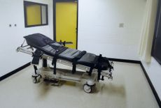 The death chamber in the Georgia state prison in Jackson