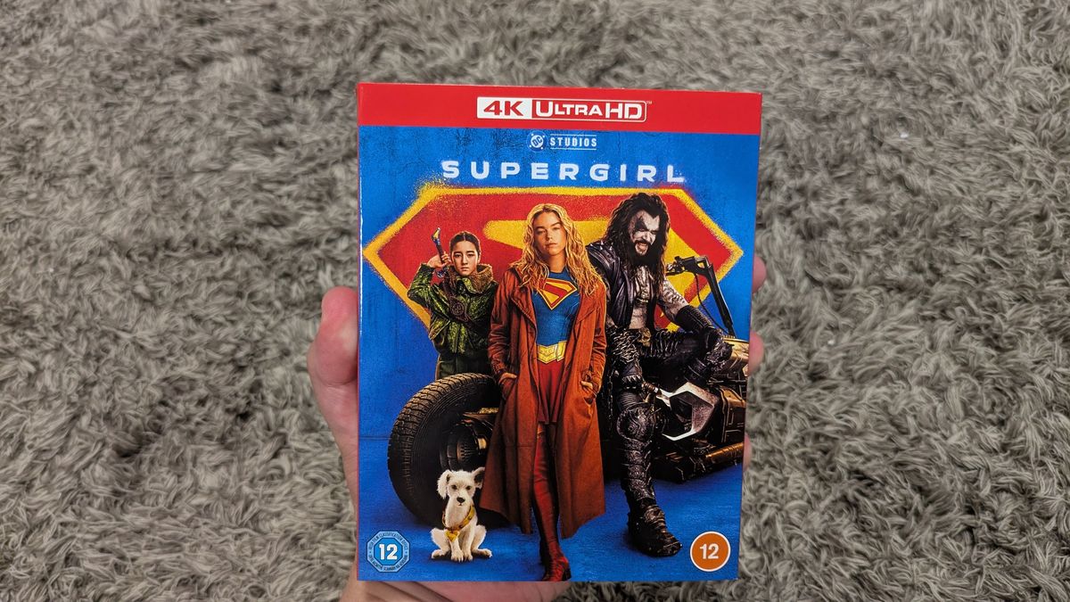 Supergirl 4K Blu-ray case