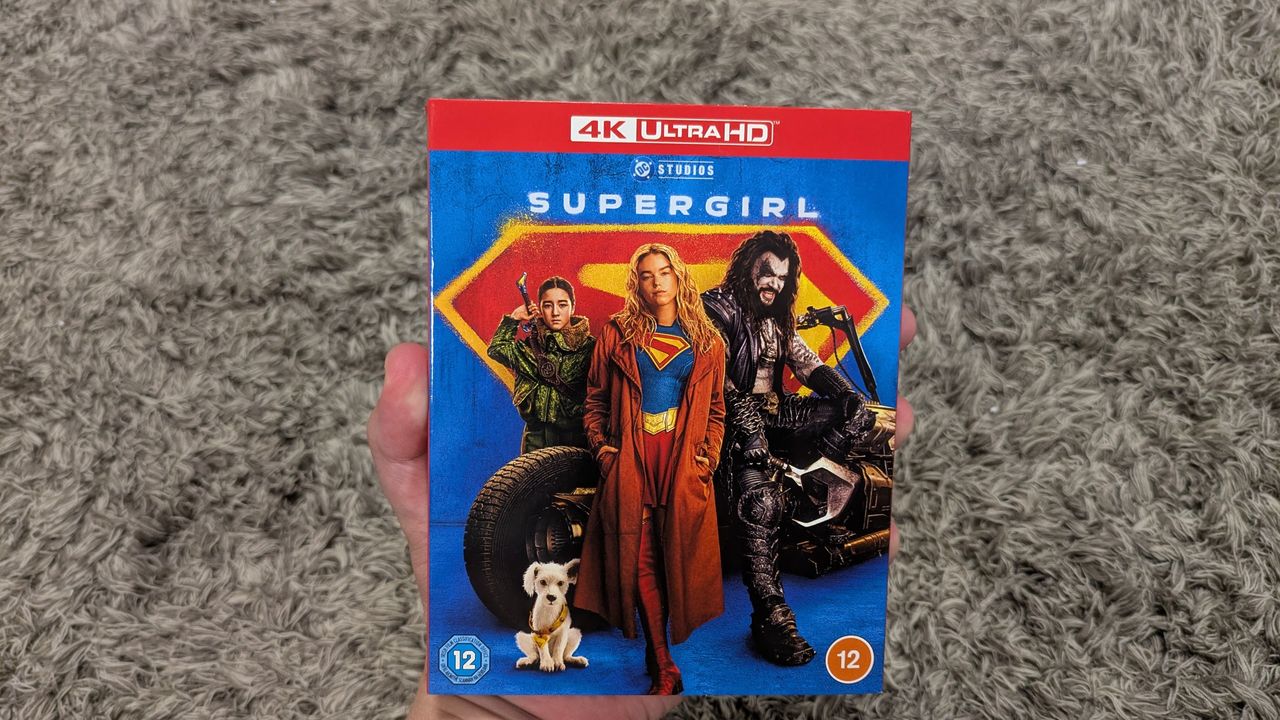 Supergirl 4K Blu-ray case