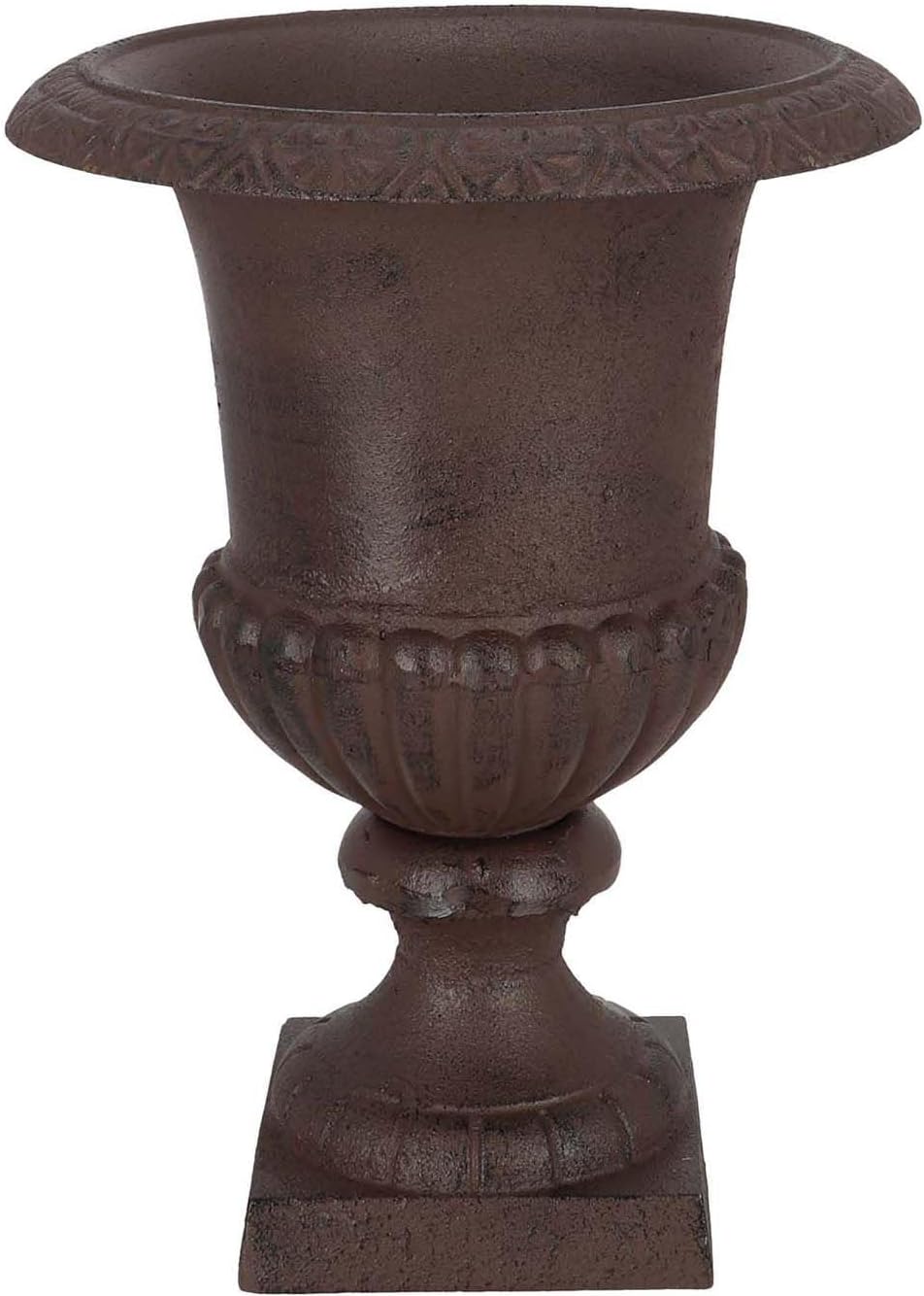 Esschert Design Xh61-Ar Large French Urn, 12" Diameter, Cast Iron, Decorative