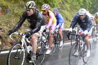 Evans, Vinkourov and Scarponi, Giro d'Italia 2010, stage 11