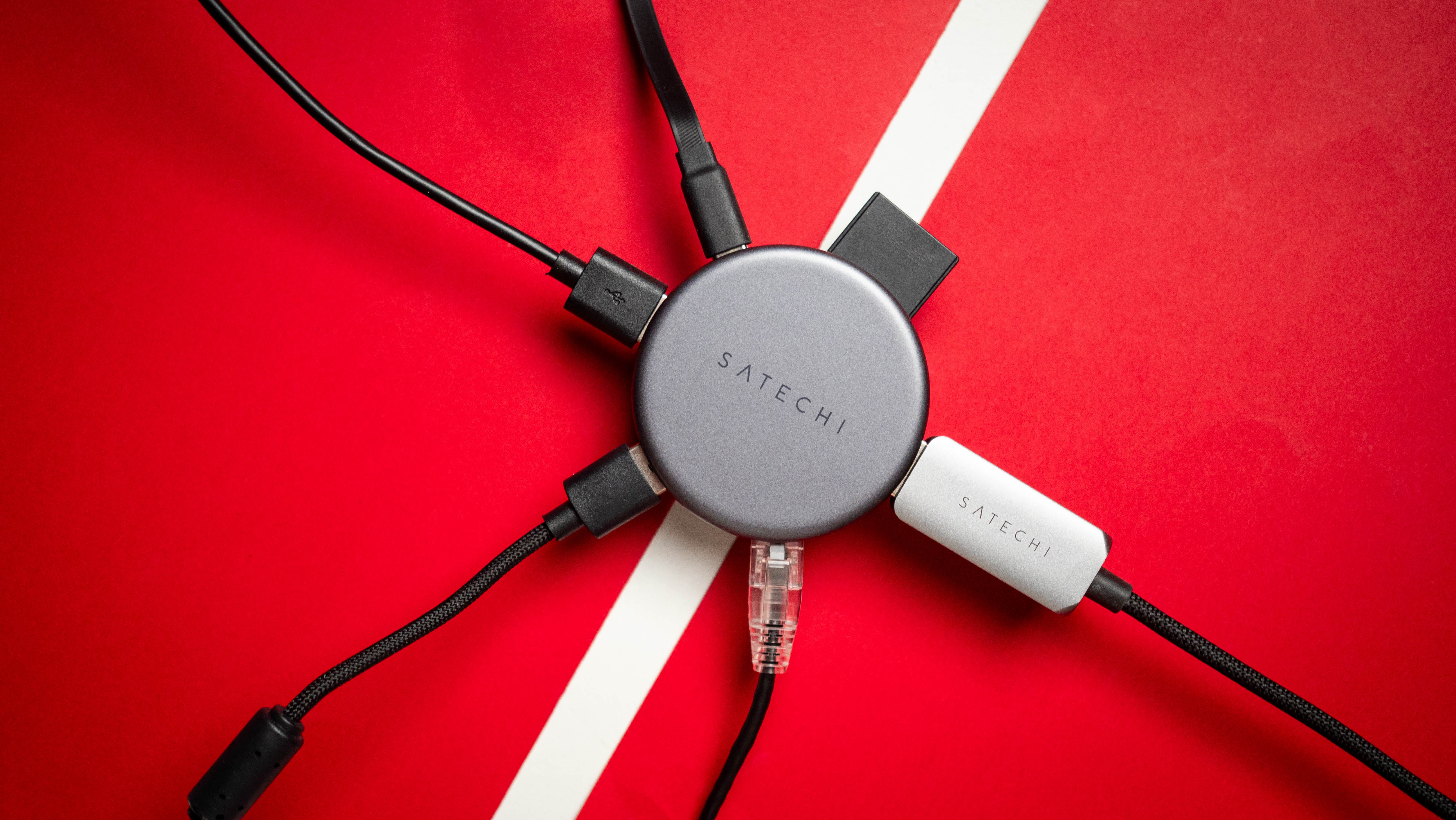 Satechi OntheGo 7-in-1 USB-C Hub testing on Android Central