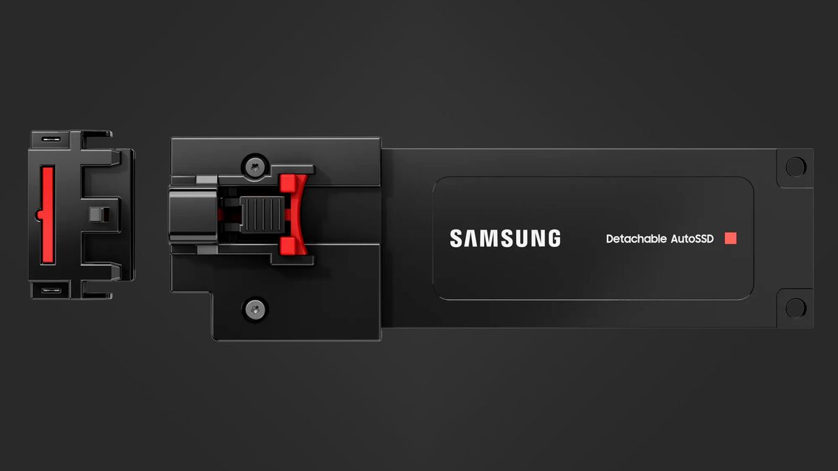 Samsung teases radical new modular SSD design with swappable NAND and SSD controller that can be detached independently — tiny 4TB PCIe 5.0 M.2 drive is also ready