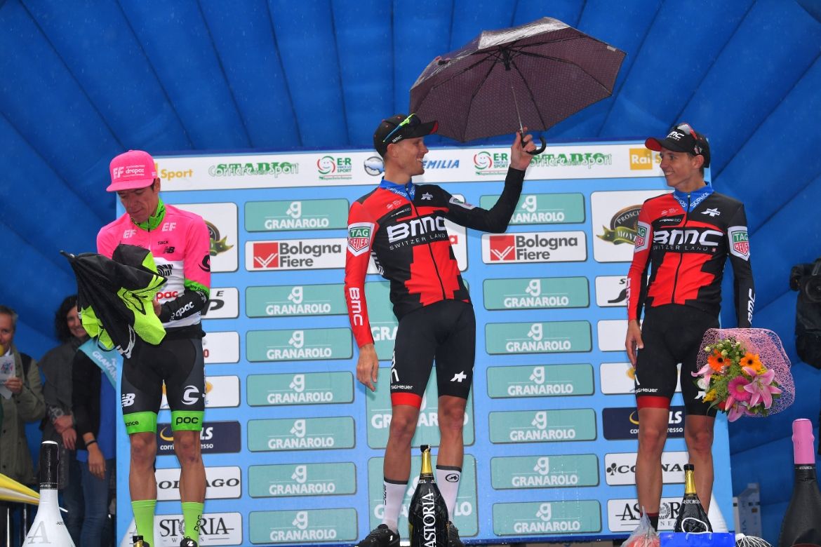 It was a wet day in Bologna