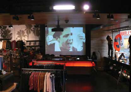 Casio’s Lamp Free Projectors an Enduring Solution for Guess Stores