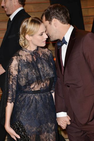 Diane Kruger And Joshua Jackson At The Oscars After Parties