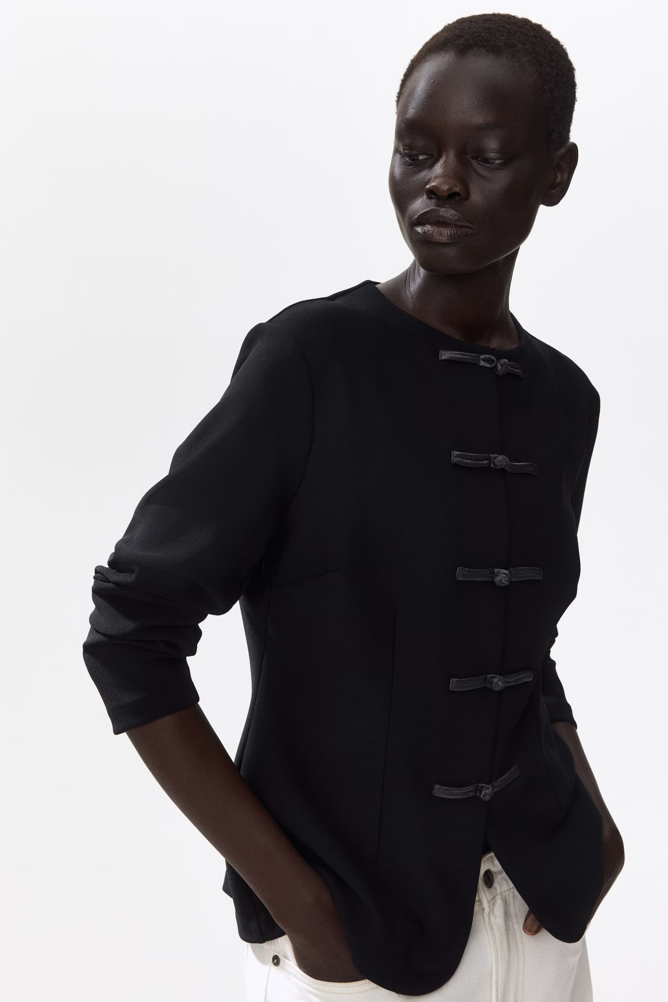 H&amp;amp;M, Knot-Button Jacket