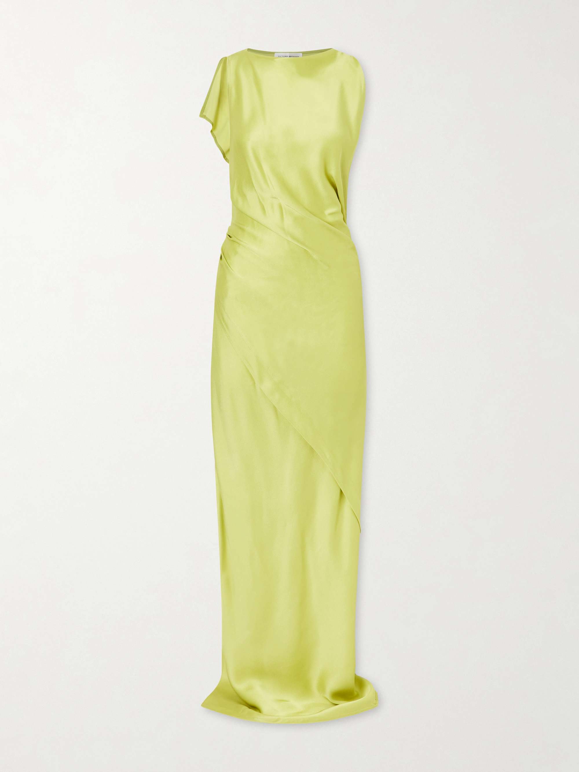 Satin Draped Gown