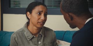 Tina apologises to Jacob in Casualty