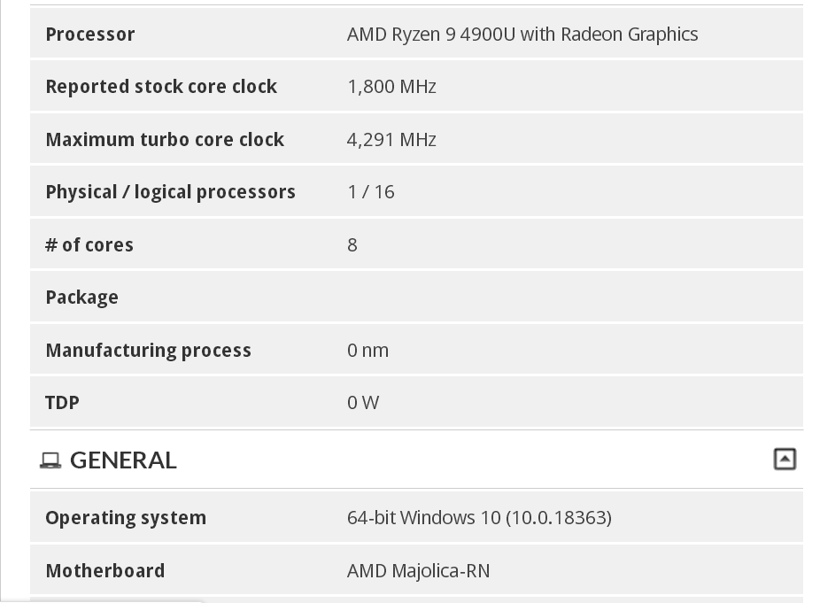 Ryzen 9 4900U