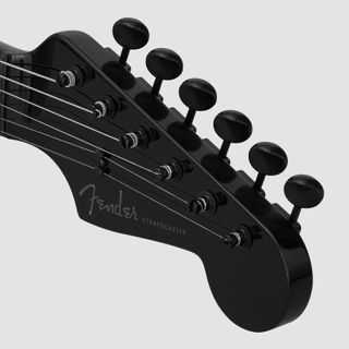 Fender x Saint Laurent Stratocaster guitar detail