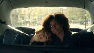 anna and peggy in a cab in obsession