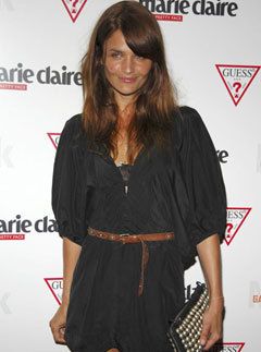Helena Christensen Marie Claire Charity Auction in New York at the Milk Gallery