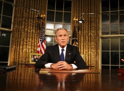 George Bush addresses the nation on Iraq, Sept. 13, 2007.